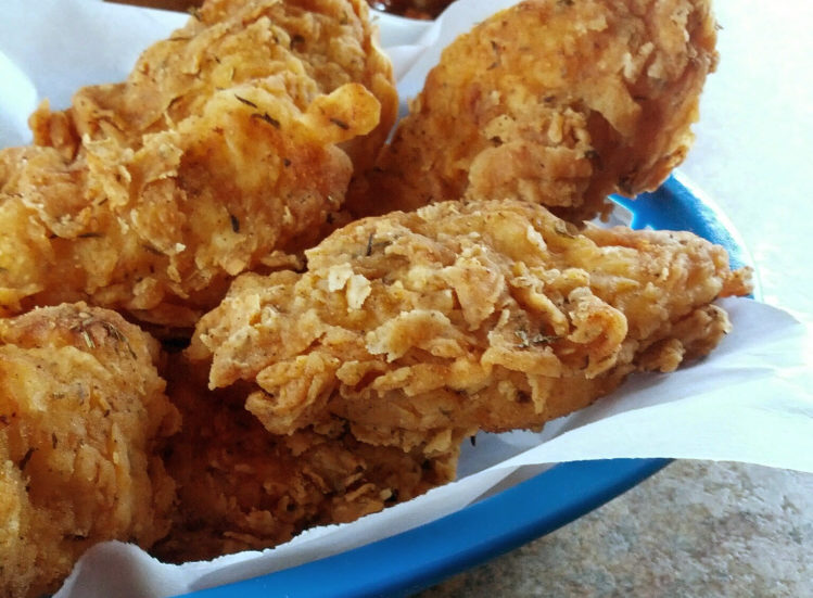 Lip Smackin' Extra Crispy Fried Chicken Fingers - Foodie*ish