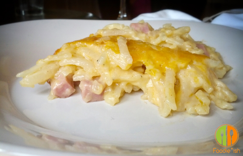 Ham and cheese hashbrown casserole
