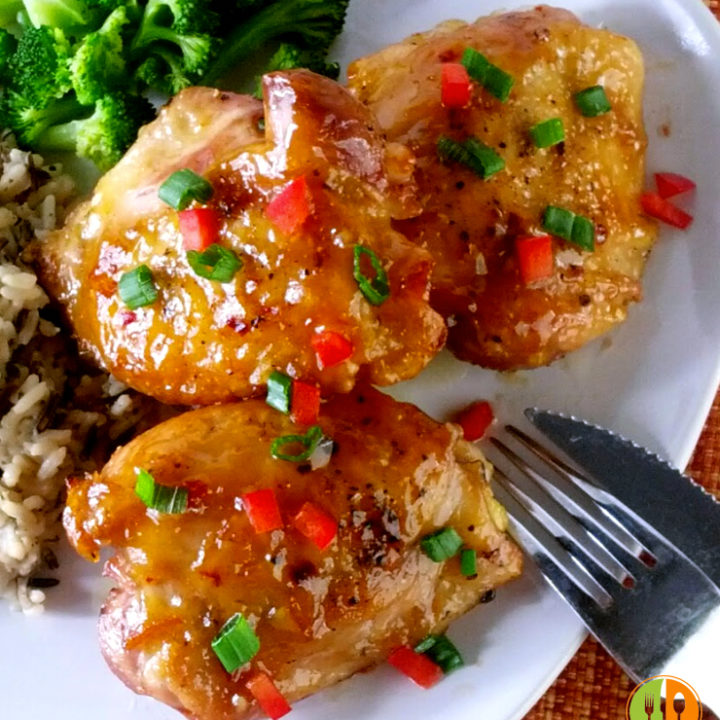 Slightly sweet and sour citrus chicken thighs | Foodie*ish